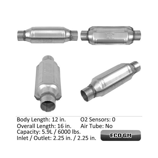 Eastern Converters Fed/Epa Semi-Universal Cat Converter, 99775 99775 - main
